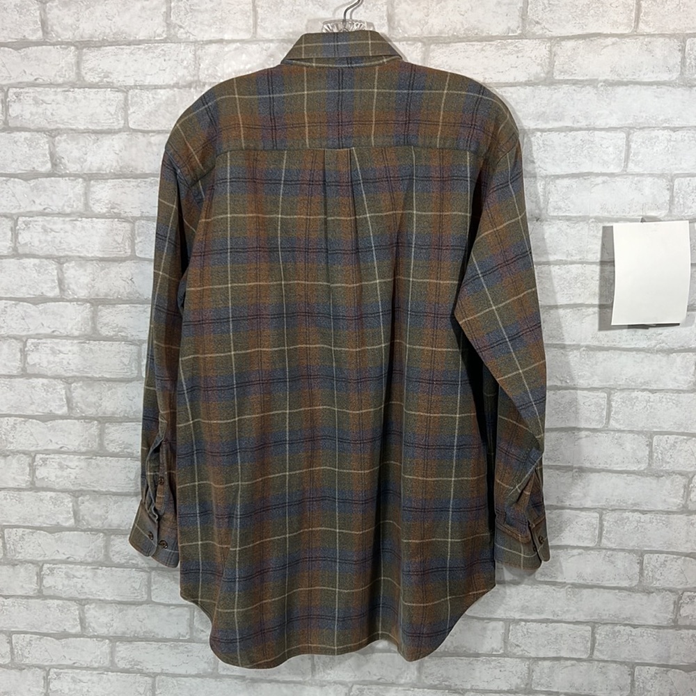 Robert Talbott Plaid Button Down Size Medium - image 8